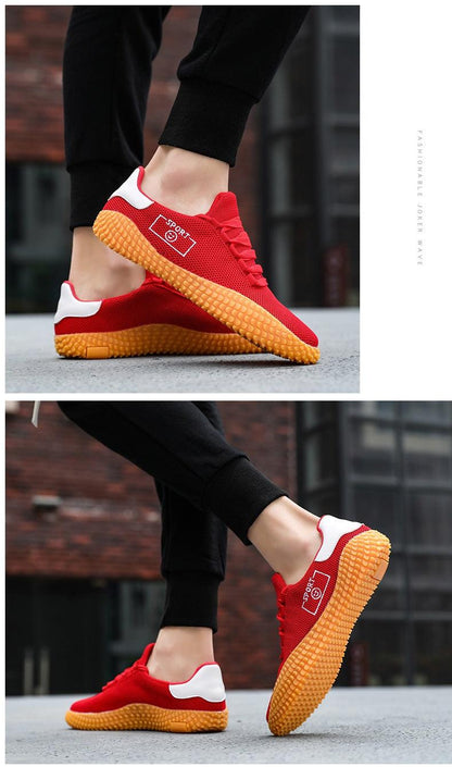 Mens Black Mesh Sneakers with a Breathable Insole