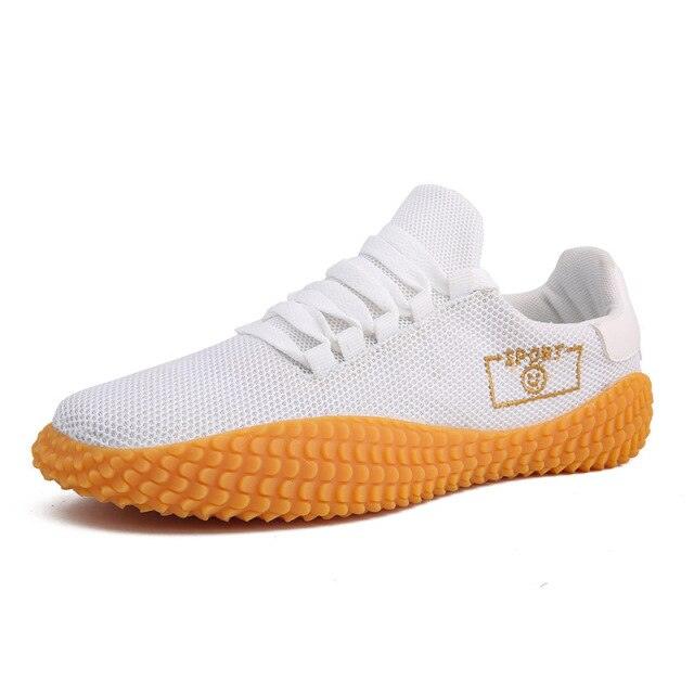 Mens Black Mesh Sneakers with a Breathable Insole