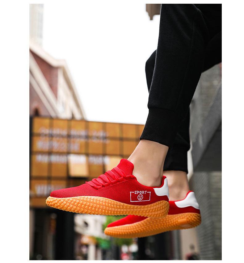 Mens Black Mesh Sneakers with a Breathable Insole