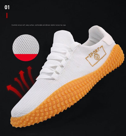 Mens Black Mesh Sneakers with a Breathable Insole