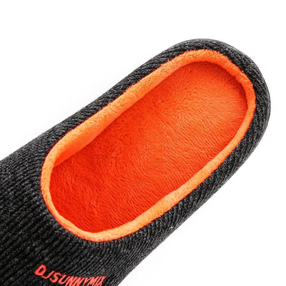Men Cotton Memory Foam And Warm Home Slippers