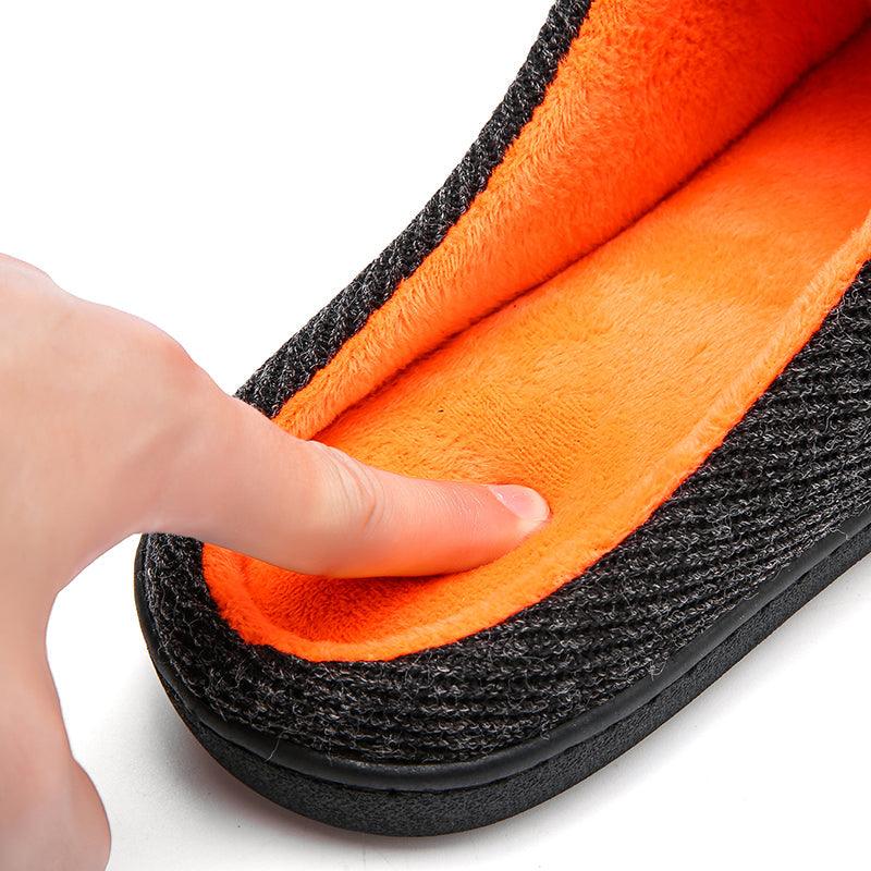Men Cotton Memory Foam And Warm Home Slippers