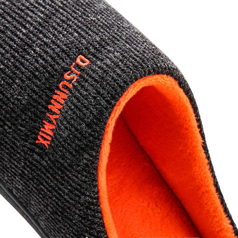 Men Cotton Memory Foam And Warm Home Slippers