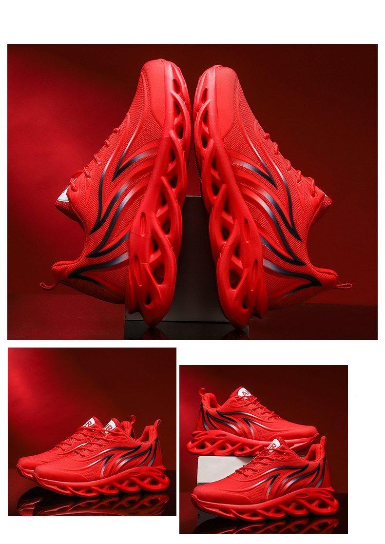 Men's Flame Printed Athletic Shoe for Running