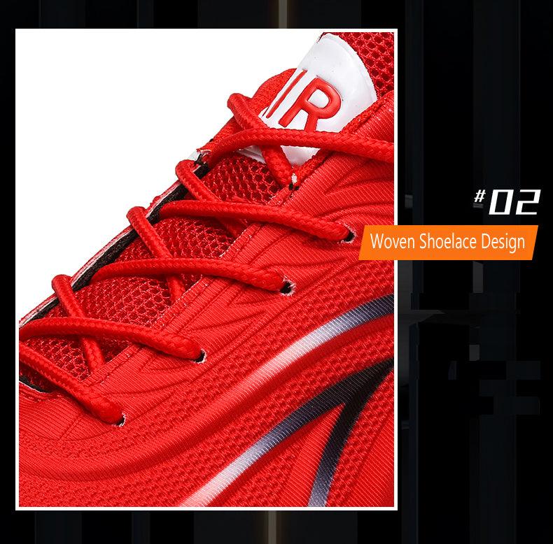 Men's Flame Printed Athletic Shoe for Running