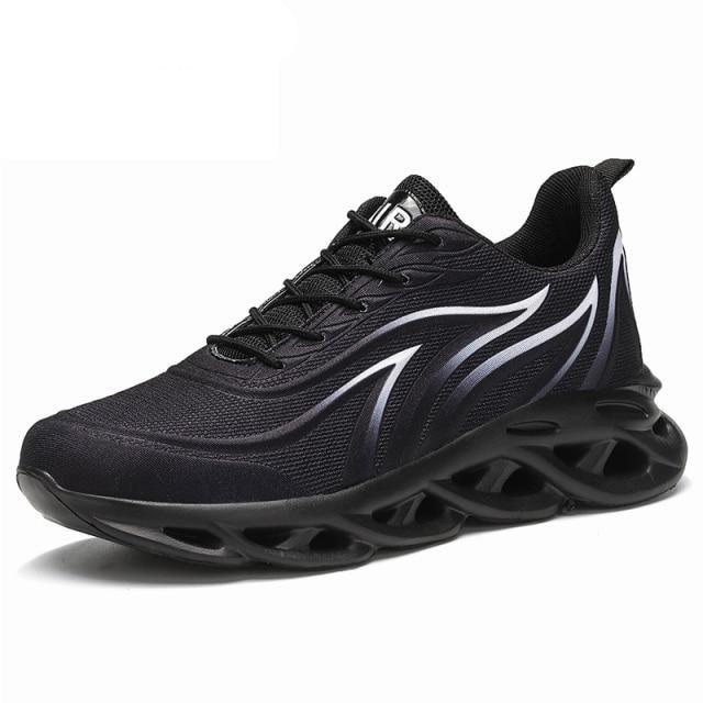 Men's Flame Printed Athletic Shoe for Running
