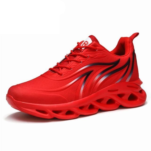 Men's Flame Printed Athletic Shoe for Running