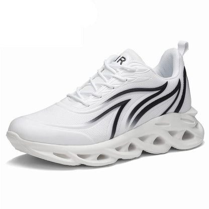 Men's Flame Printed Athletic Shoe for Running