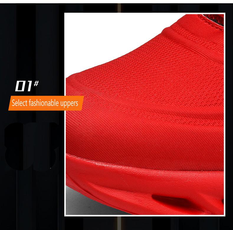 Men's Flame Printed Athletic Shoe for Running