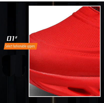 Men's Flame Printed Athletic Shoe for Running