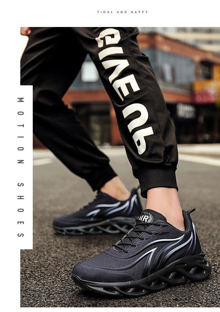 Men's Flame Printed Athletic Shoe for Running