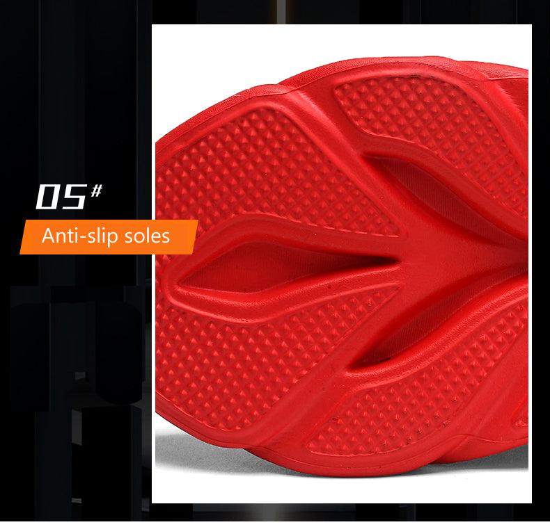Men's Flame Printed Athletic Shoe for Running