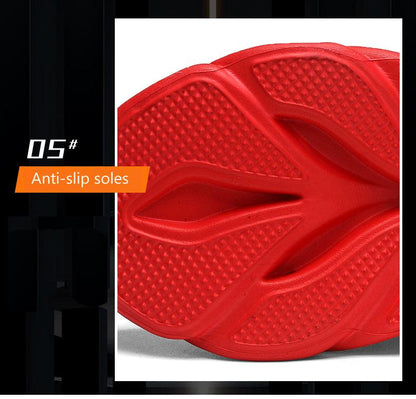 Men's Flame Printed Athletic Shoe for Running