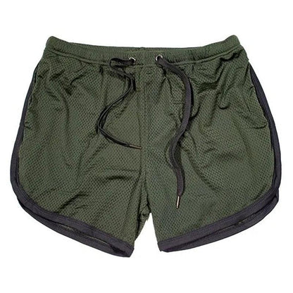 Men's mesh gym shorts Stevvex with elastic drawstring waistband mid-length running shorts on Tampa Home & Garden Store