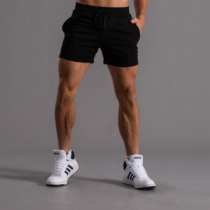 Men's black athletic shorts with drawstring, loose fit, quick-dry breathable gym shorts on Tampa Home & Garden Store