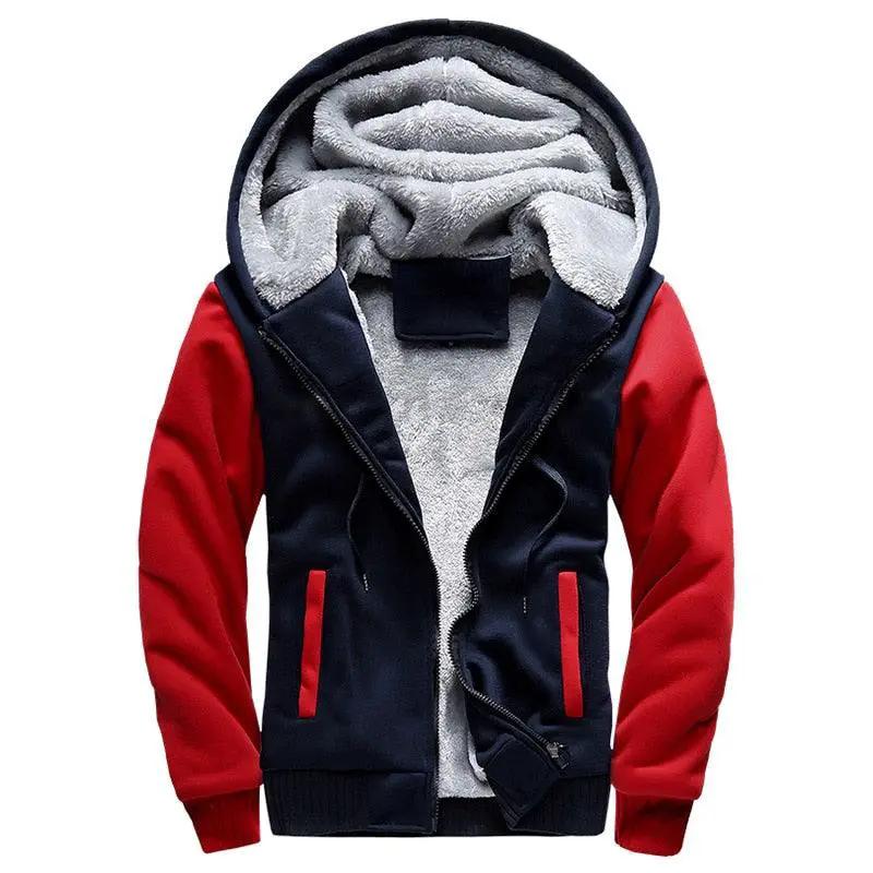Men's Camouflage Winter Jacket Hooded Warm