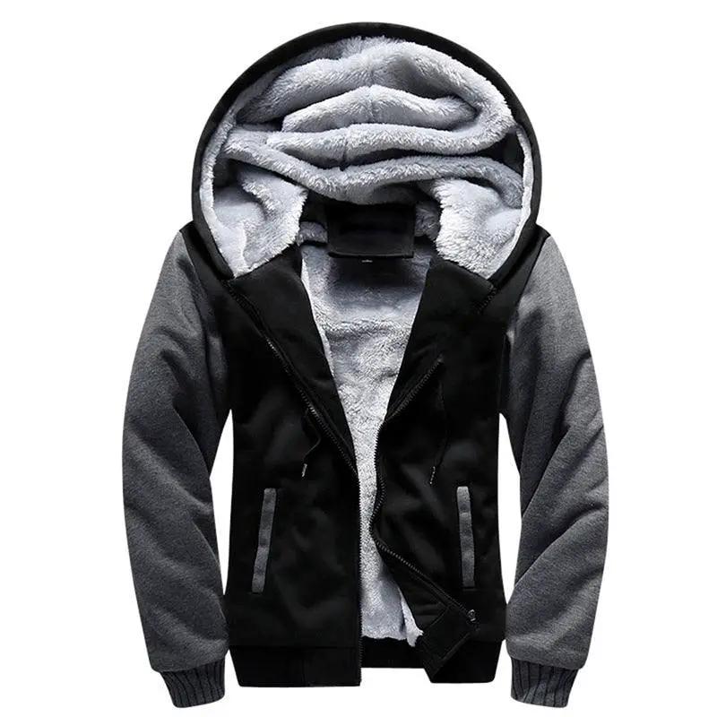 Men's Camouflage Winter Jacket Hooded Warm