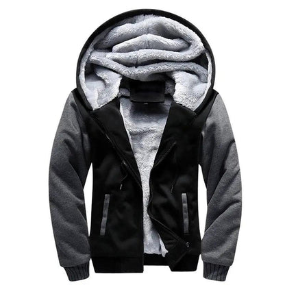 Men's Camouflage Winter Jacket Hooded Warm