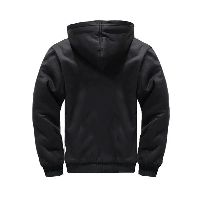Men's Camouflage Winter Jacket Hooded Warm