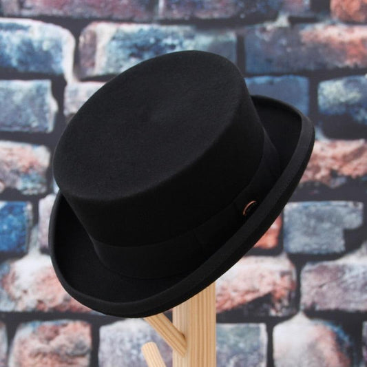 Premium Men's and Women Wool Pork Pie Hat