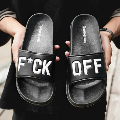 Men Slippers Non Slip Bath House Shoes Quick Dry