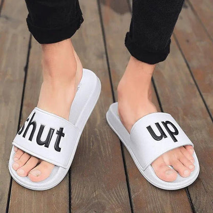 Men Slippers Non Slip Bath House Shoes Quick Dry