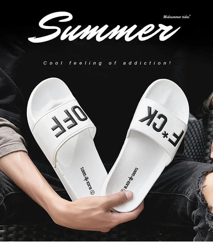 Men Slippers Non Slip Bath House Shoes Quick Dry