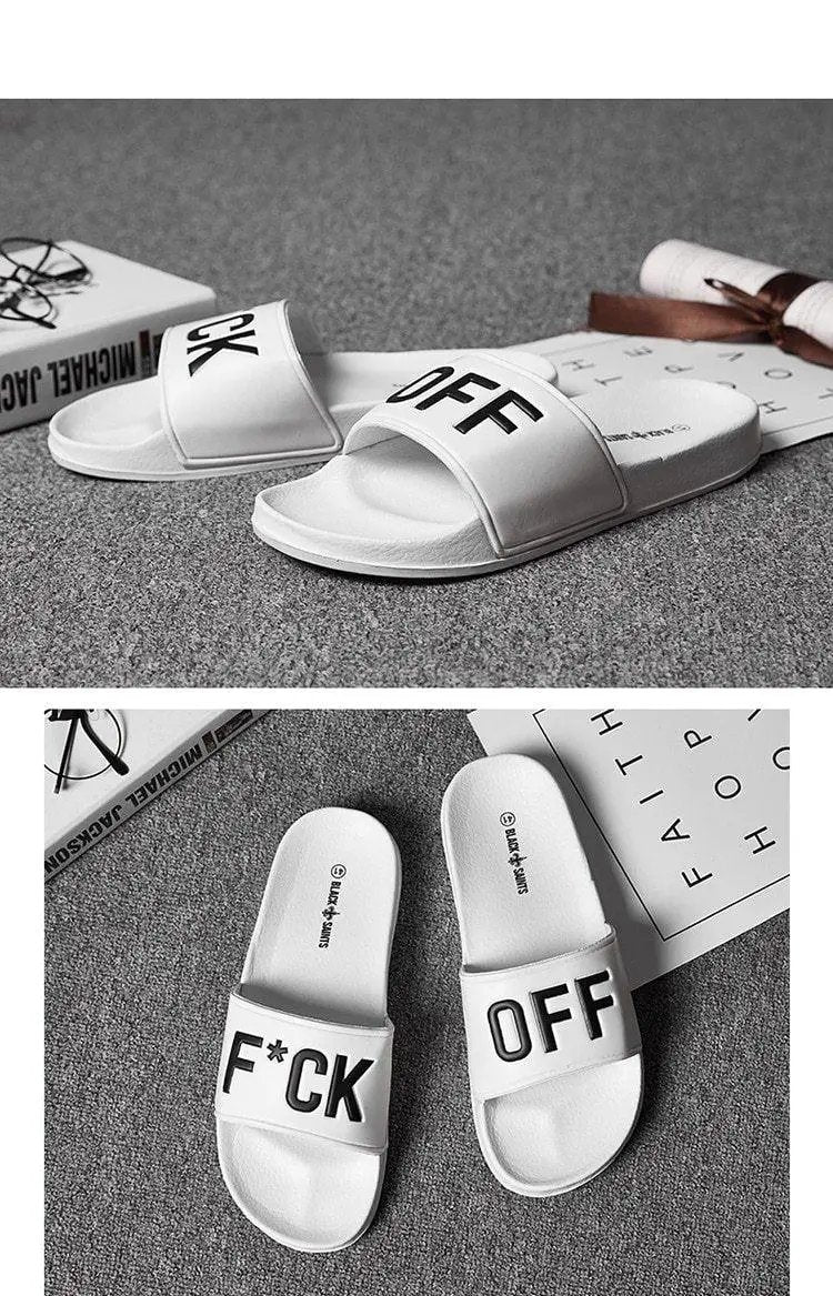 Men Slippers Non Slip Bath House Shoes Quick Dry