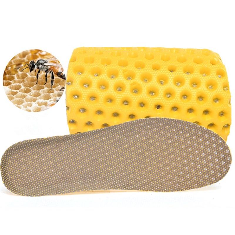 Stevvex water shoe insoles set yellow perforated underside brown anti-slip top 1 pair on Tampa Home & Garden Store