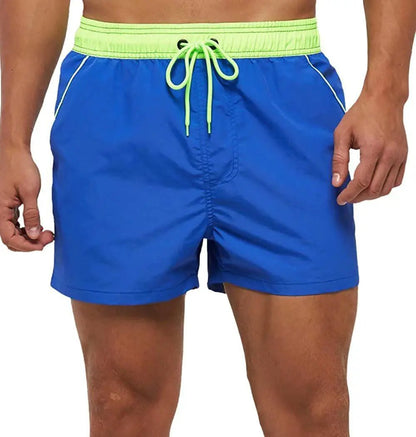 Men's Swim Shorts With Adjustable Elastic Waist