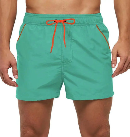 Men's Swim Shorts With Adjustable Elastic Waist