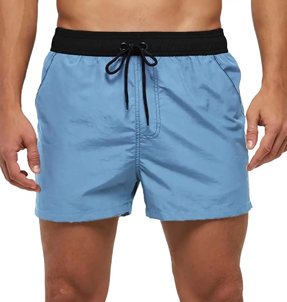 Men's Swim Shorts With Adjustable Elastic Waist