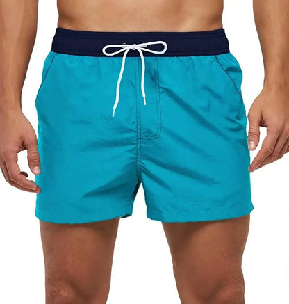 Men's Swim Shorts With Adjustable Elastic Waist
