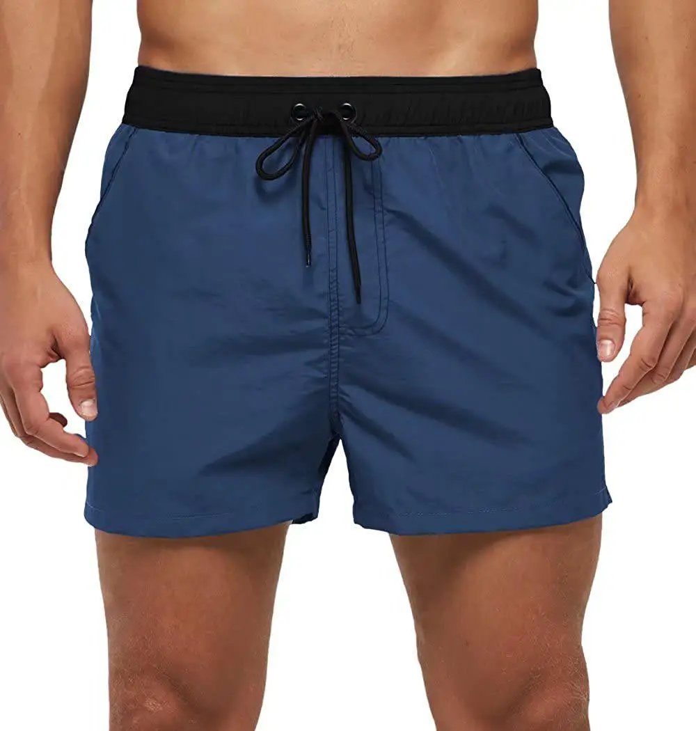 Men's Swim Shorts With Adjustable Elastic Waist