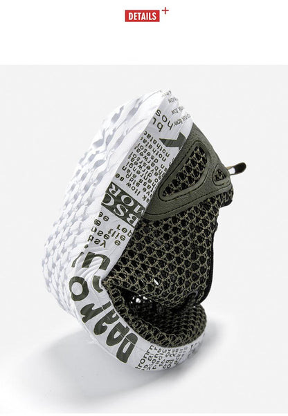 Mens Stevvex water shoes, black breathable mesh upper, quick-dry with white textured sole on Tampa Home & Garden Store