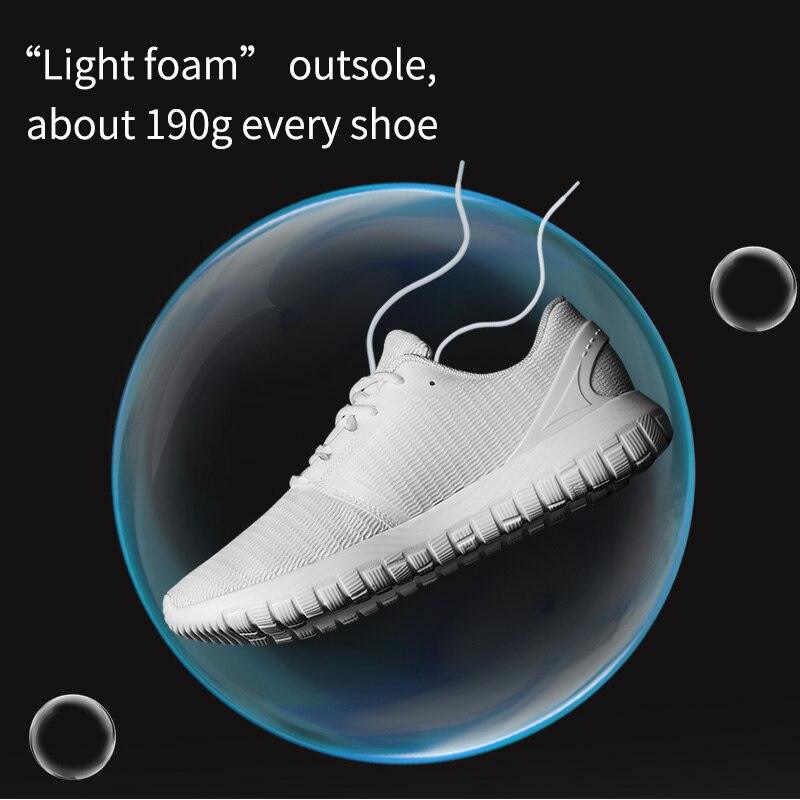 Mens lightweight running sneakers Stevvex white breathable mesh athletic shoes on Tampa Home & Garden Store