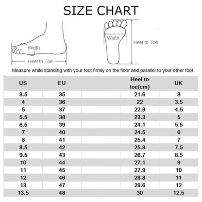 Mens Modern Sneakers Stevvex size chart US/EU/UK heel-to-toe conversions ST85SH2663SKU on Tampa Home & Garden Store