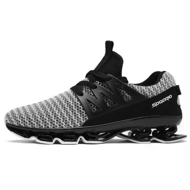 Stevvex men's running shoes breathable mesh athletic sneakers with cushioned outsole on Tampa Home & Garden Store