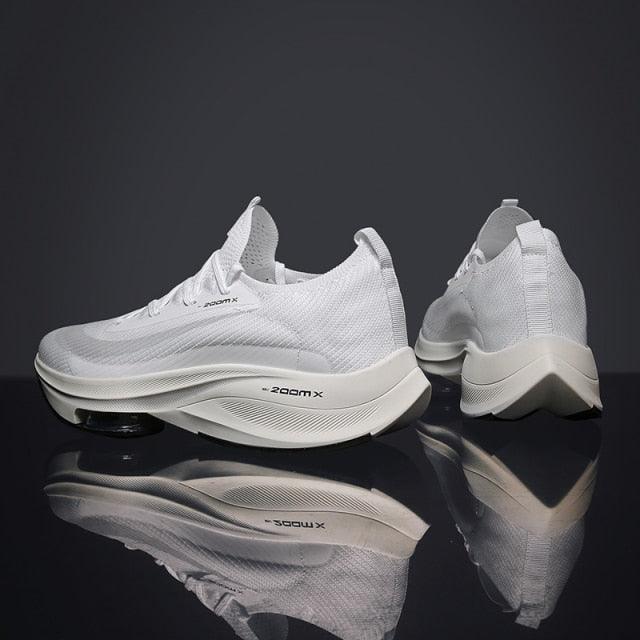Stevvex sneakers pair white breathable upper with air cushion midsole on Tampa Home & Garden Store