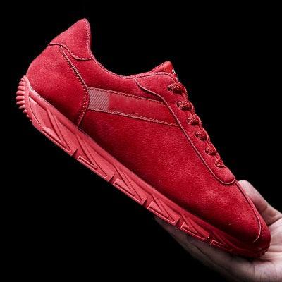 Mens red casual sneakers ST85SH8222GOB with lightweight, non-slip outsole for walking and jogging on Tampa Home & Garden Store