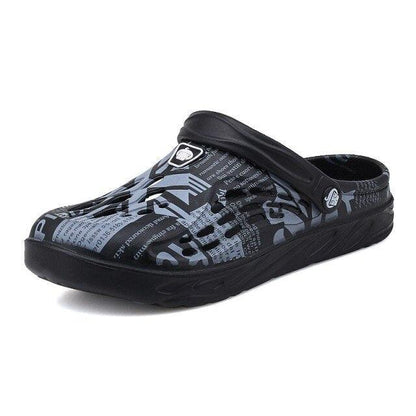 Stevvex men's breathable slip-on clogs with perforated uppers and cushioned sole on Tampa Home & Garden Store