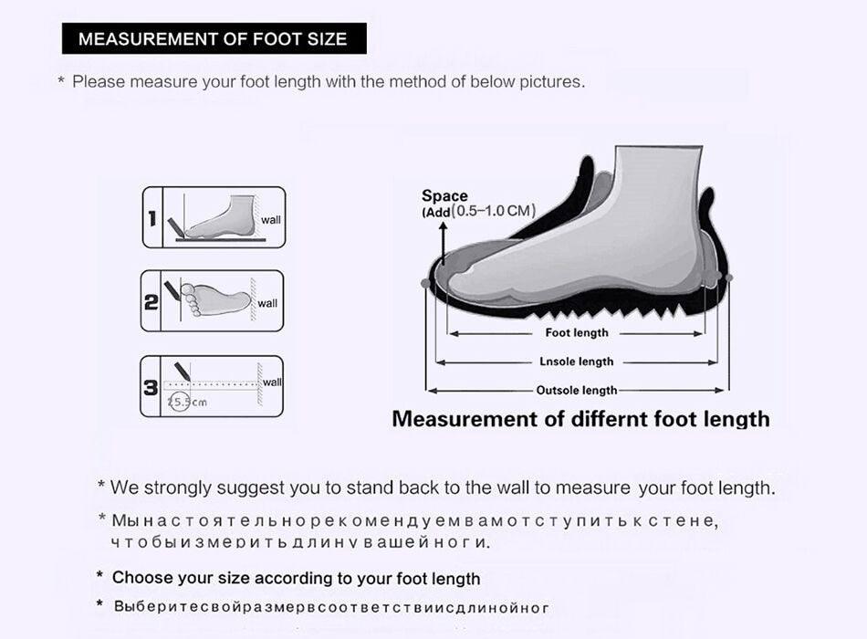 Stevvex sneakers measurement guide with mesh sport shoe silhouette and unisex lace-up chart on Tampa Home & Garden Store