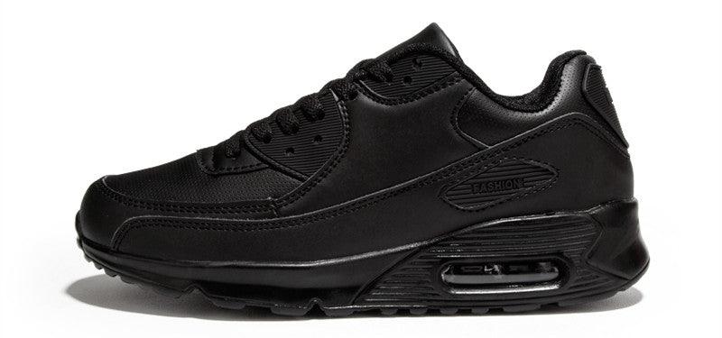 Stevvex sneakers black mesh casual sport shoes lace-up unisex running shoes on Tampa Home & Garden Store