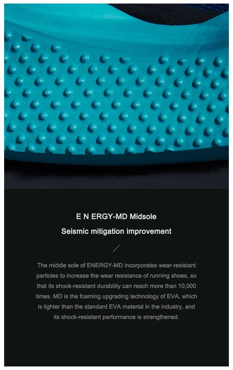 Marathon sport sneaker teal outsole close-up with dotted grip texture on Tampa Home & Garden Store