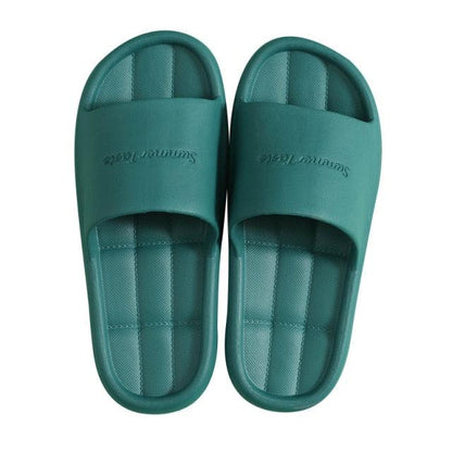 Stevvex unisex teal non-slip bathroom slide sandals pair on Tampa Home & Garden Store