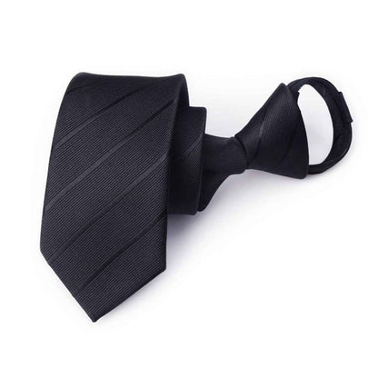 Men's Adjustable Zipper Necktie and Classic Style