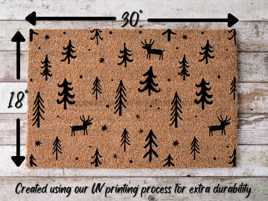 Merry Christmas Door Mat | Christmas Doormat | Winter Decoration | Welcome Mat | Holiday Doormat | Winter Decor | Christmas Gift