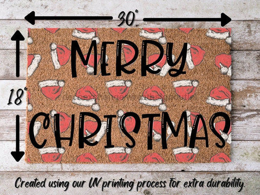 Merry Christmas Door Mat | Christmas Doormat | Winter Decoration | Welcome Mat | Holiday Doormat | Winter Decor | Christmas Gift - Tampa soil911.com