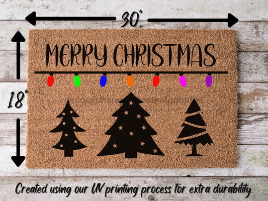 Merry Christmas Door Mat | Christmas Doormat | Winter Decoration | Welcome Mat | Holiday Doormat | Winter Decor | Christmas Gift - Tampa soil911.com