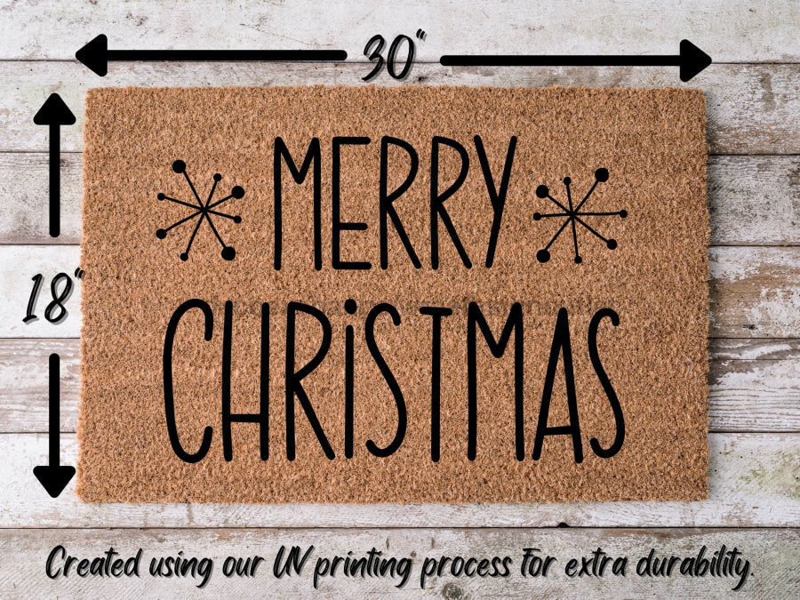 Merry Christmas Door Mat | Hippo Christmas Doormat | Winter Decoration | Welcome Mat | Holiday Doormat | Winter Decor | Christmas Gift - Tampa soil911.com